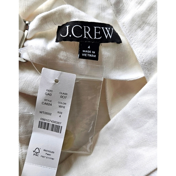 J.Crew Open-back vest in linen-cupro blend - Picture 15 of 16